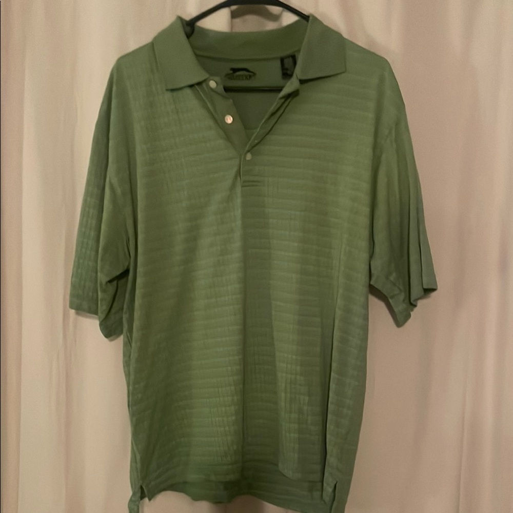 Slazenger Green Performance Polo Shirt